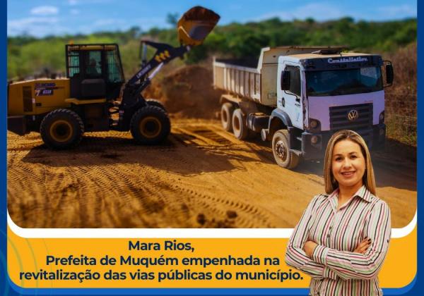 Prefeita Mara Rios realiza importantes obras de infraestruturua em Muqum de So Francisco
